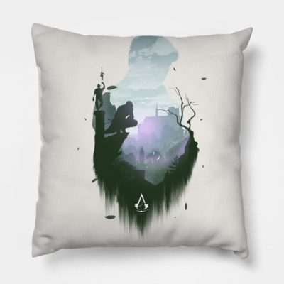 Unity Of The Assassins Throw Pillow Official Assassin's Creed Merch