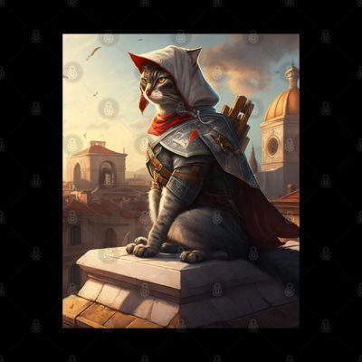 Cat Assassin Throw Pillow Official Assassin's Creed Merch