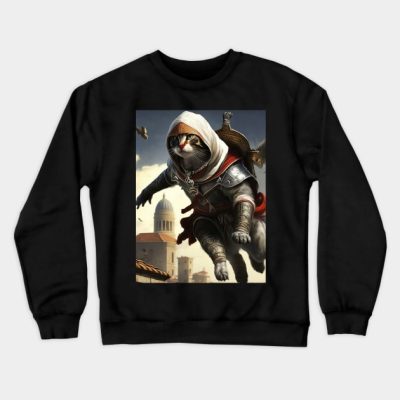 Cat Assassin Crewneck Sweatshirt Official Assassin's Creed Merch
