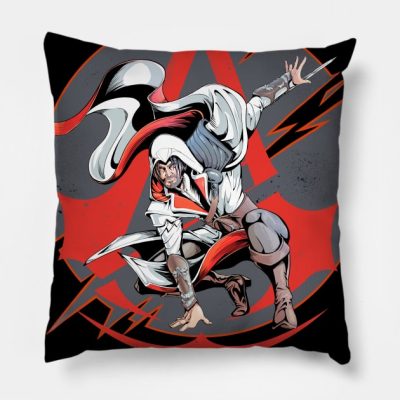 Assassins Ezio Throw Pillow Official Assassin's Creed Merch