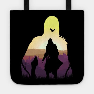 Assassins Ezio Toscany Sunset Silhouette Tote Official Assassin's Creed Merch