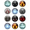 Assassin Creed Icon 12mm 18mm 20mm 25mm Round Photo Glass Flat Back Making Findings Jewelry Findings - Assassin's Creed Shop