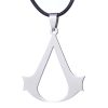 Fashion Assassin Pendant Necklaces Women Hollow Out Stainless Steel Chain Necklace Geometry Students Jewelry Gift 3 - Assassin's Creed Shop