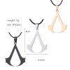 Fashion Assassin Pendant Necklaces Women Hollow Out Stainless Steel Chain Necklace Geometry Students Jewelry Gift 4 - Assassin's Creed Shop