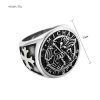 Mens Stainless Steel Catholic Archangel St Saint Michael Ring Size 7 15 3 - Assassin's Creed Shop