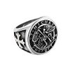 Mens Stainless Steel Catholic Archangel St Saint Michael Ring Size 7 15 4 - Assassin's Creed Shop