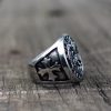 Save and Protect Archangel Biker Rings Mens Knigts Templar Stainless Steel Ring Guardian Angel Jewelry 1 - Assassin's Creed Shop