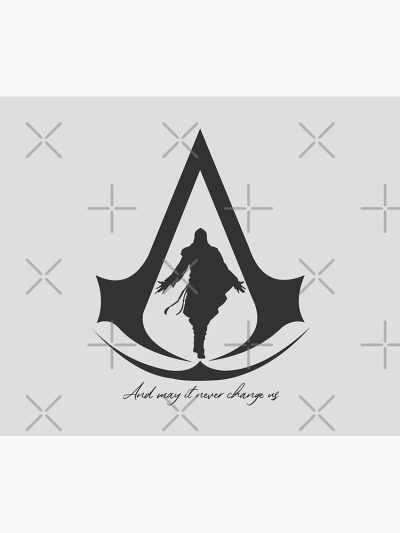 Ezio - And May It Never Change Us - Assassin's Creed Fan Art Print Tapestry Official Assassin's Creed Merch