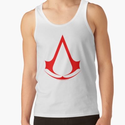 Assassin'S Creed The Original Gamer Red Logo Tank Top Official Assassin's Creed Merch