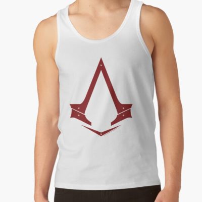 Assassin'S Creed Syndicate Red Caliper Logo Tank Top Official Assassin's Creed Merch