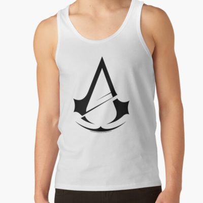 Assassin'S Creed Unity Simple Black Logo Tank Top Official Assassin's Creed Merch