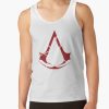 Assassin'S Creed: Rogue The Betrayed Red Gamer Logo Tank Top Official Assassin's Creed Merch