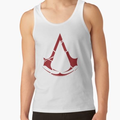 Assassin'S Creed: Rogue The Betrayed Red Gamer Logo Tank Top Official Assassin's Creed Merch