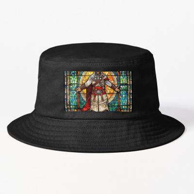 Assassin'S Creed Stained Glass Mosaic Bucket Hat Official Assassin's Creed Merch