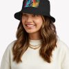 Multi Color Painting Of Assassins' Creed Bucket Hat Official Assassin's Creed Merch