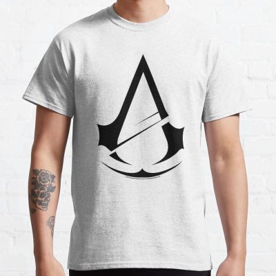 Assassin'S Creed Unity Simple Black Logo T-Shirt Official Assassin's Creed Merch