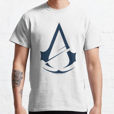 Assassin'S Creed Unity Navy Logo T-Shirt Official Assassin's Creed Merch