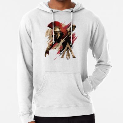 Assassin'S Creed Odyssey Alexios Paint Swipe Poster Hoodie Official Assassin's Creed Merch