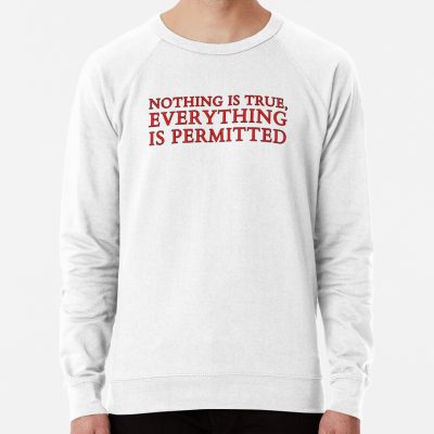 Assassin's Creed Nothing Is True, Everything Is Permitted Quote Sweatshirt Official Assassin's Creed Merch