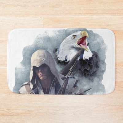 Connor Kenway Assassin’S Creed Bath Mat Official Assassin's Creed Merch