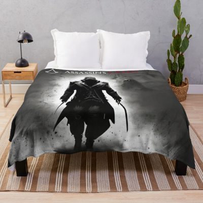 Assassin'S Creed Fans Art Throw Blanket Official Assassin's Creed Merch