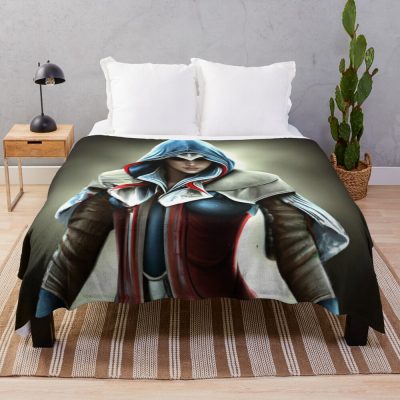 Tribute To Assassin'S Creed Gaming World- The Beautiful Juliana Throw Blanket Official Assassin's Creed Merch