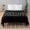 Assassin's Creed Nothing Is True, Everything Is Permitted Quote Throw Blanket Official Assassin's Creed Merch