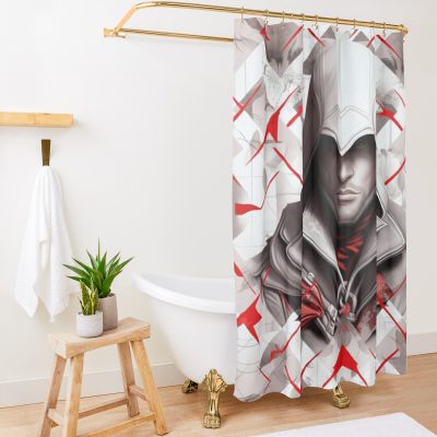 The Master Assassin Shower Curtain Official Assassin's Creed Merch
