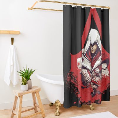 Assassin'S Creed Shower Curtain Official Assassin's Creed Merch