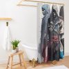 Assassin'S Creed - Three Assassins Painting Shower Curtain Official Assassin's Creed Merch