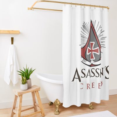 Assassins And Templars Shower Curtain Official Assassin's Creed Merch