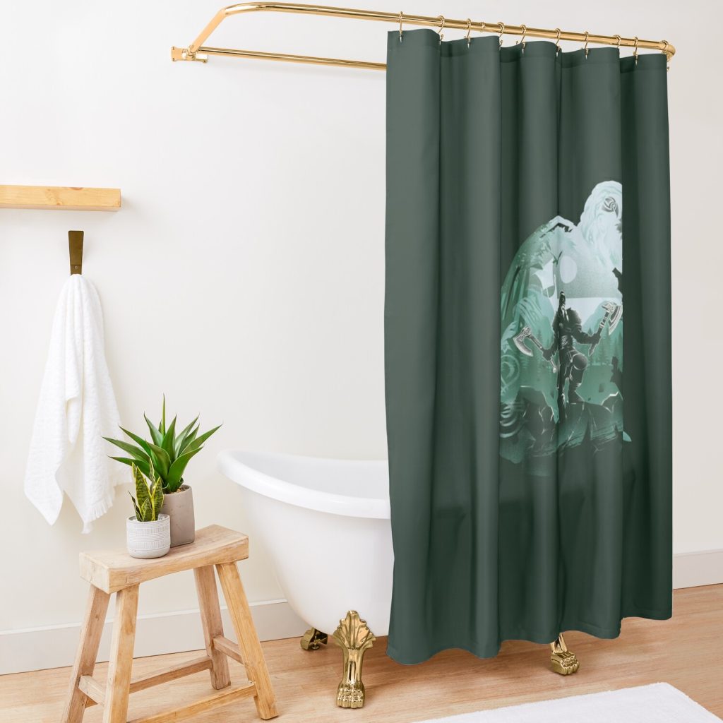 Valhalla Adventure V2 Shower Curtain Official Assassin's Creed Merch